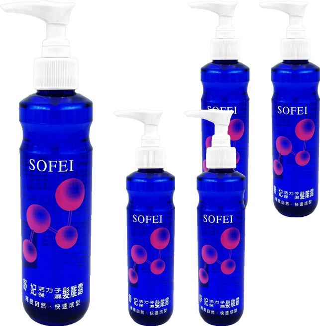 SOFEI 舒妃 活子保濕髮雕露, 220ml, 5瓶