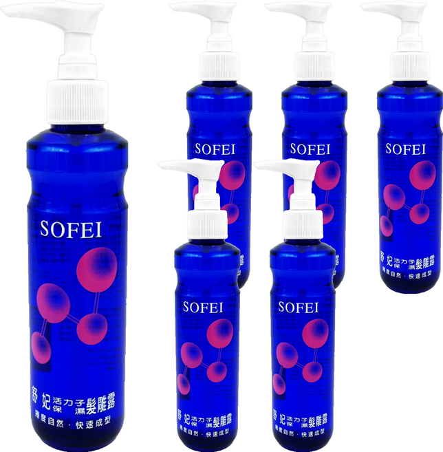 SOFEI 舒妃 活子保濕髮雕露, 220ml, 6瓶