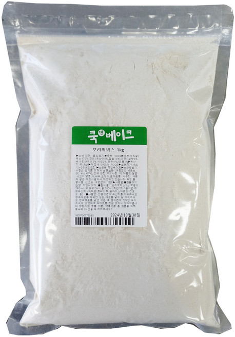 쿡앤베이크 보리떡믹스, 1kg, 1개