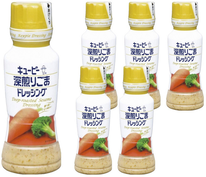 kewpie QP 深煎胡麻醬, 180g, 6瓶