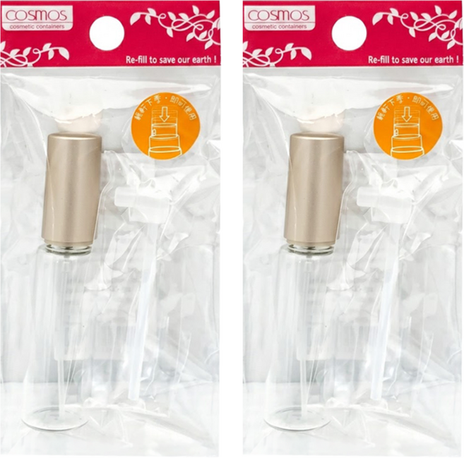 台灣 COSMOS 琉璃香水瓶 10ml, 顏色隨機, 2組
