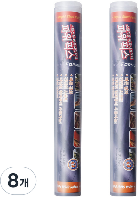Vtech 에폭시 퍼티 파워픽스 스틸 전용 대용량, 8개