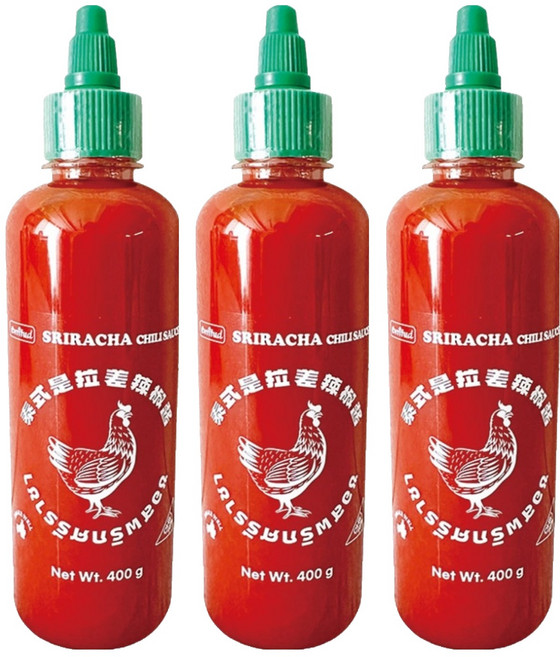 스리라차 칠리소스, 400g, 3개