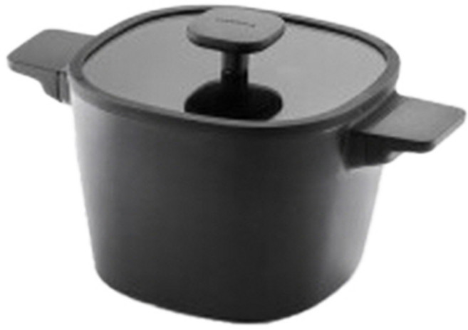 락앤락 인덕션 스퀘어 깊은양수냄비 CSQ1182, 18cm, 블랙, 1개