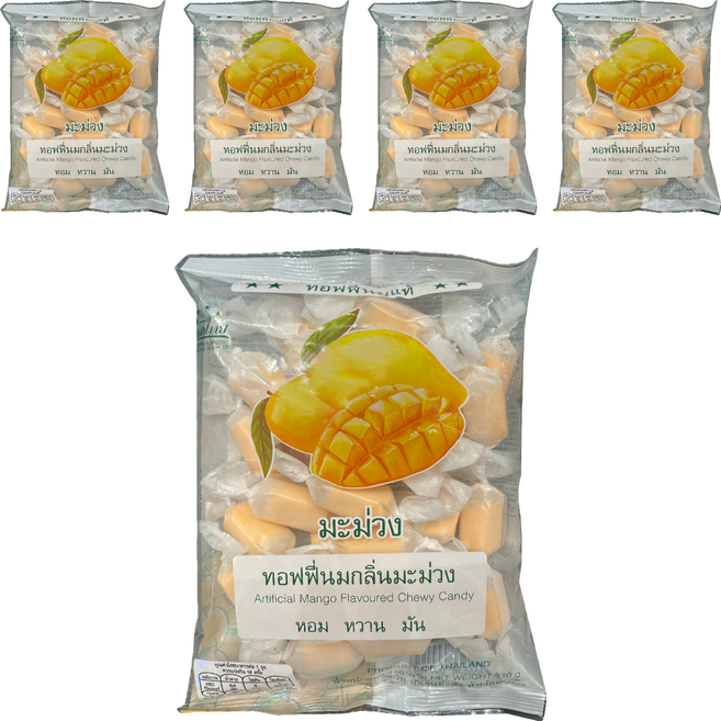 Sangthai 清邁牛奶糖, 110g, 5包