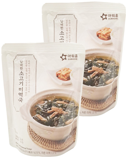 OURHOME 愛味弘 牛肉海帶湯, 300g, 2包