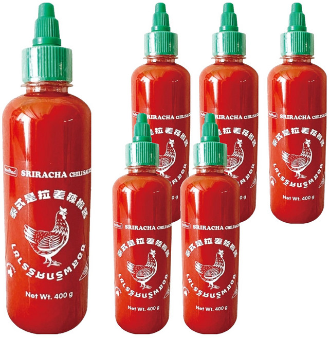 스리라차 칠리소스, 400g, 6개