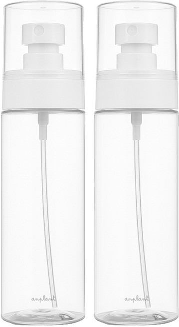 앙플랜트 라운드 안개분사 미스트 공병 100ml, 2개, 화이트
