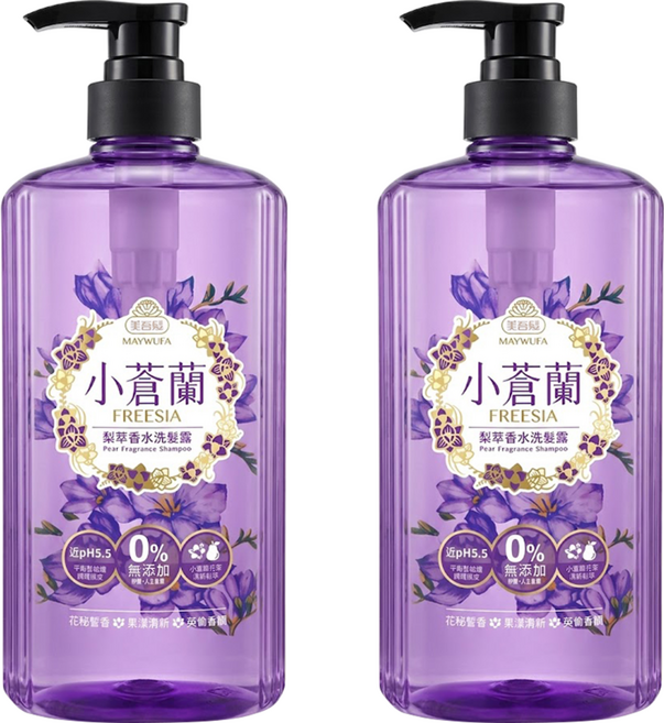 美吾髮 梨萃香水洗髮露 小蒼蘭, 700ml, 2瓶