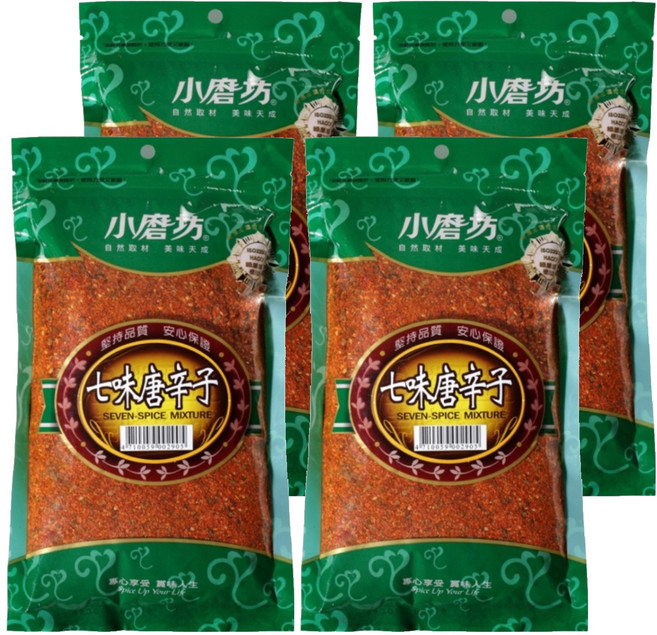 小磨坊 七味唐辛子, 300g, 4包