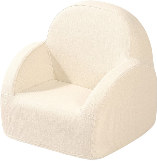 韓風皮革兒童沙發椅 2.6kg, 米白色