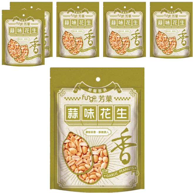Fungo 芳菓 蒜味花生, 6個, 150g