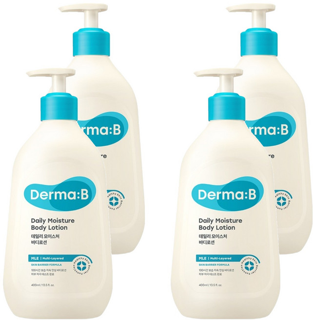 더마비 데일리 모이스처 바디로션, 400ml, 4개