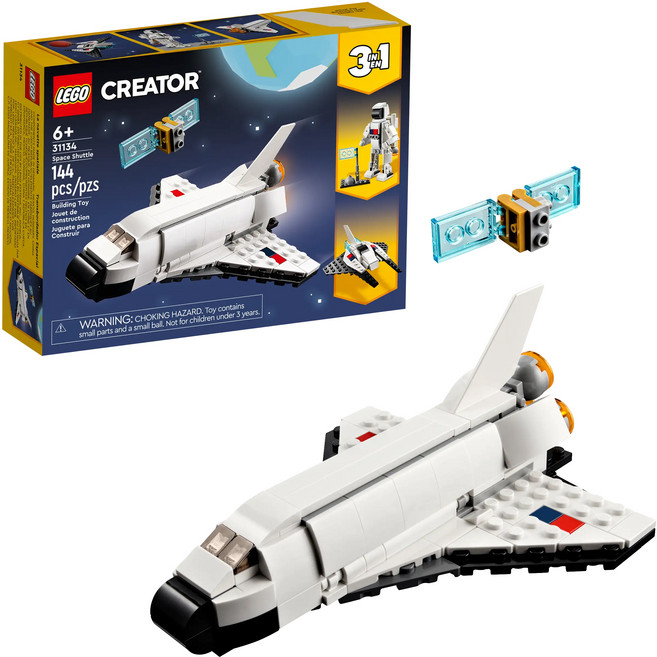 LEGO 31134 創意百變三合一系列, 太空梭 白色, 1盒