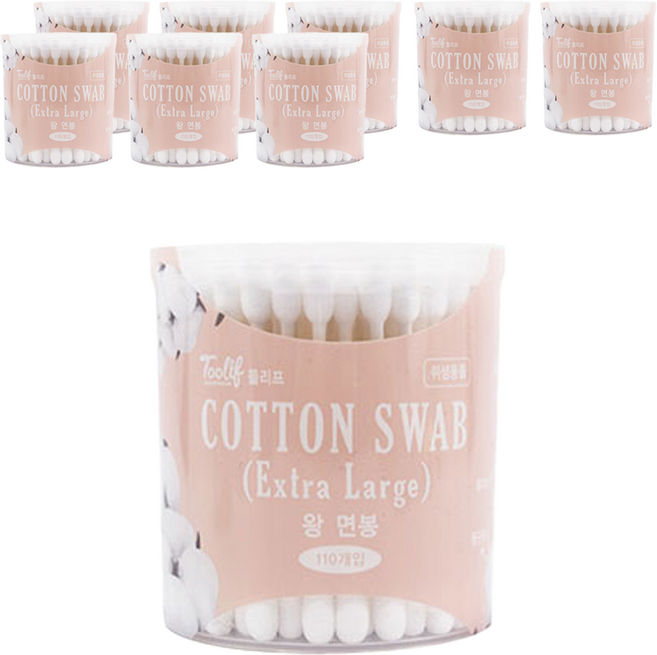 툴리프 엑스트라 라지 왕면봉, 110개입, 9개