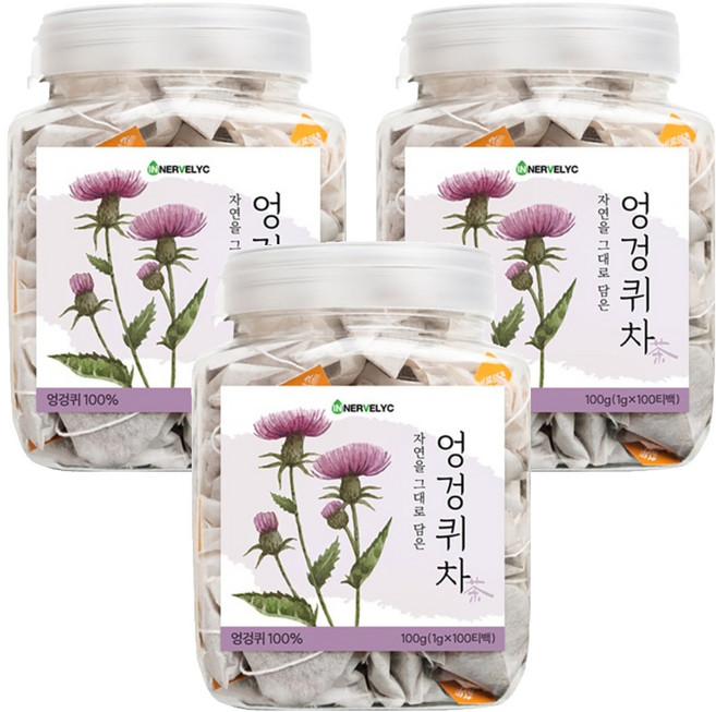 이너블릭 엉겅퀴차, 1g, 100개입, 3개