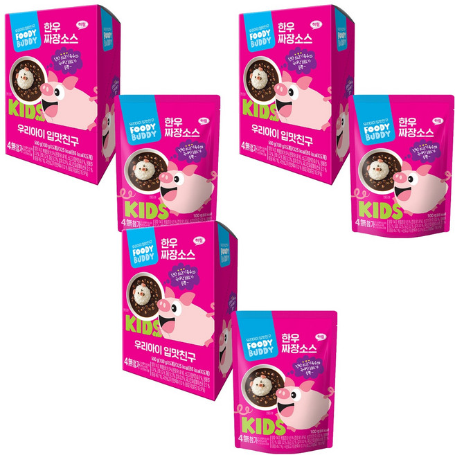 푸디버디 소스, 한우짜장맛, 100g, 15개