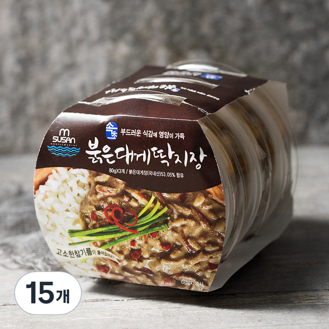 MSUSAN 속초붉은대게딱지장, 80g, 15개