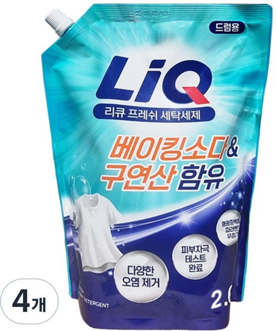 리큐 리필 드럼, 2.6L, 4개
