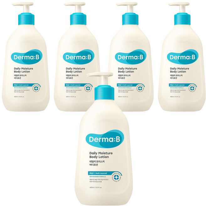더마비 데일리 모이스처 바디로션, 400ml, 5개