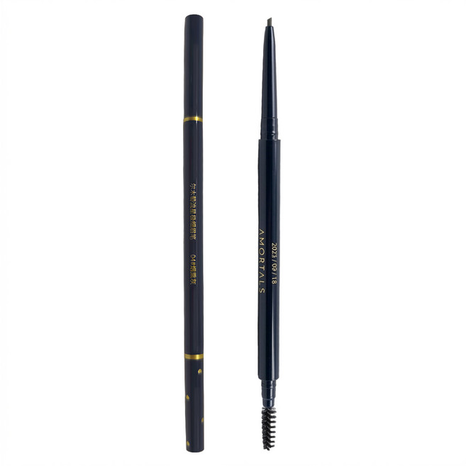 AMORTALS 爾木萄 流星極細眉筆0.08g, 04煙燻灰, 1支