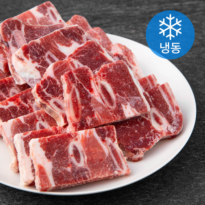 왕고기 호주산 소갈비 LA갈비용 3 x 6 x 1.2 cm (냉동), 3kg, 1개