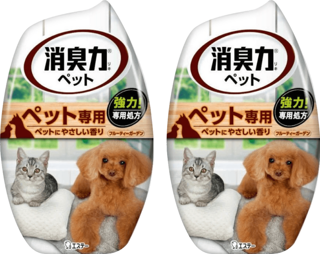 ST 雞仔牌 消臭力 部屋消臭力 花香 除寵物異味, 400ml, 2瓶