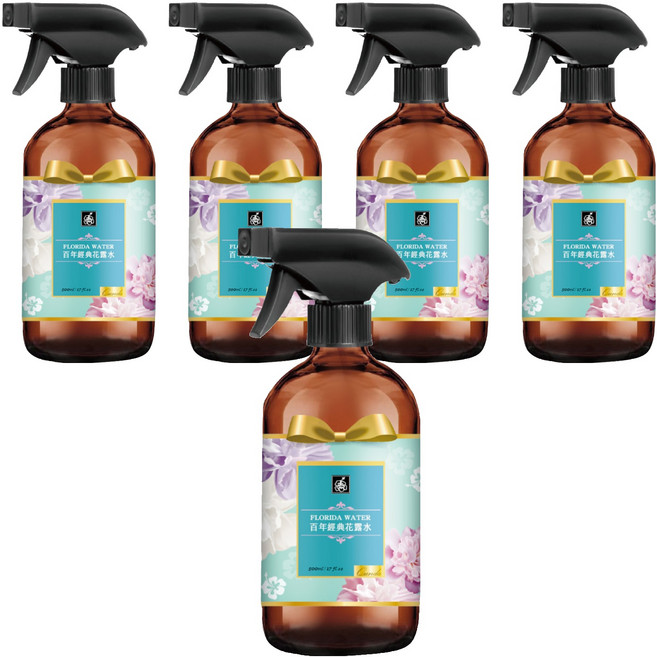 QUNDO 康朵 百年經典花露水, 500ml, 5瓶