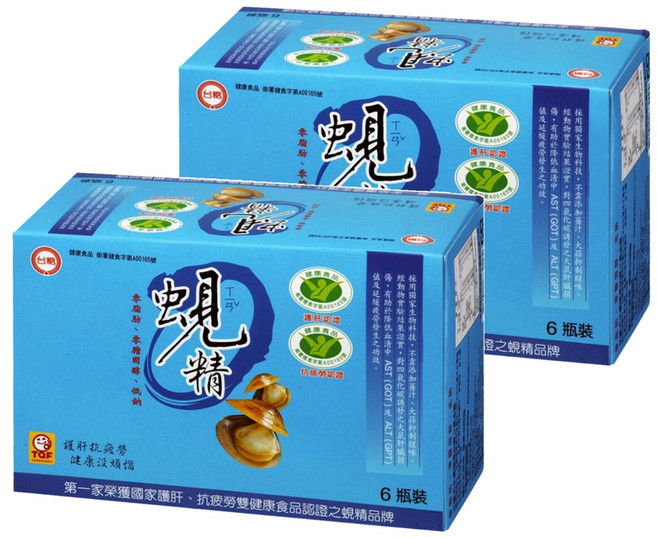 台糖 蜆精 6罐, 6瓶, 62ml, 2盒