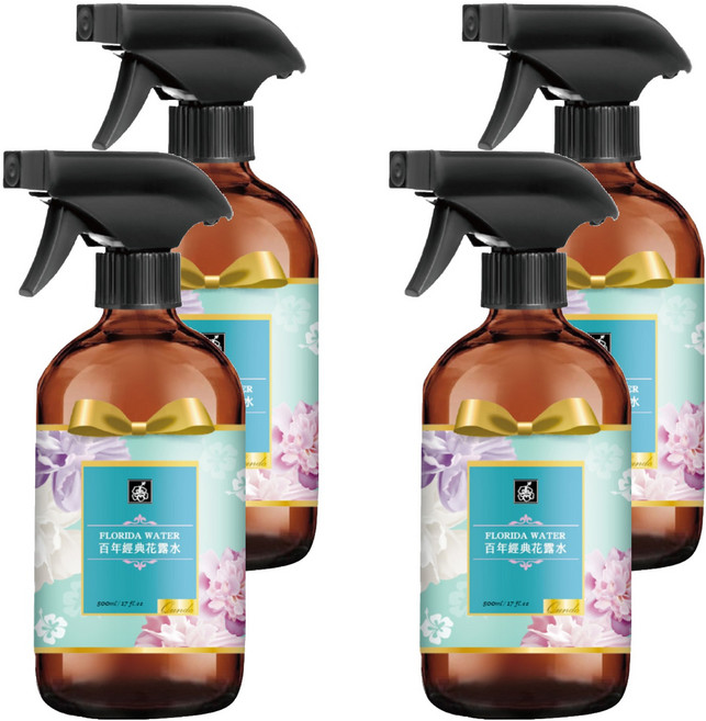 QUNDO 康朵 百年經典花露水, 500ml, 4瓶