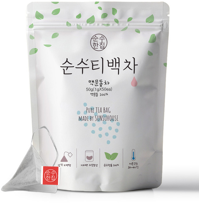 순수한집 국산 맥문동차 티백, 1g, 50개입, 1개