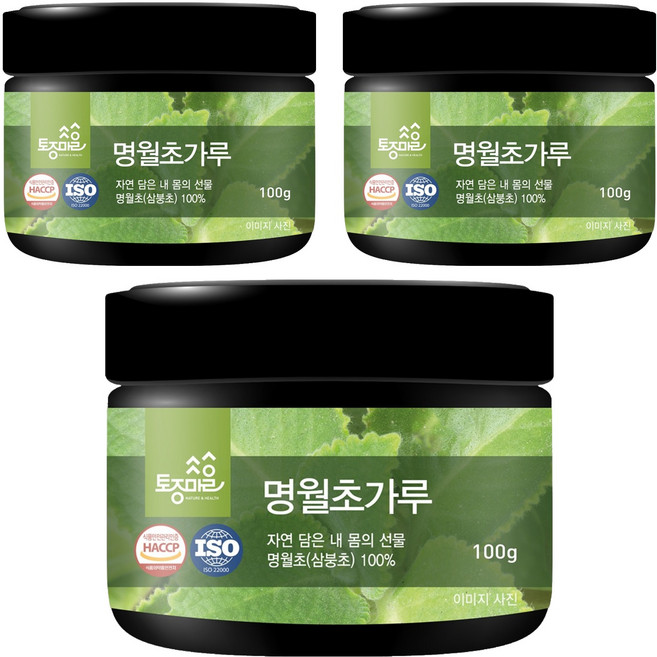 토종마을 명월초가루, 3개, 100g