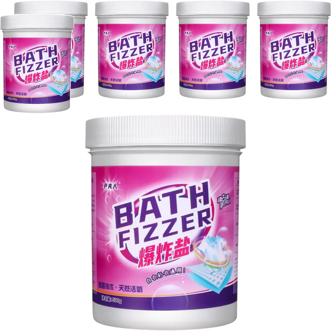 YFRBATH 尹夫人 黑科技洗衣粉, 500g, 6罐
