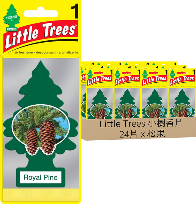 Little Trees 小樹香片 香氛卡, 松果, 7g, 24片