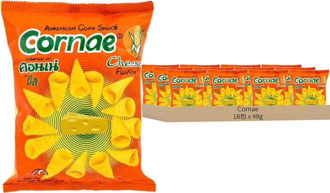 Cornae 泰國金牛角 起司, 48g, 18包
