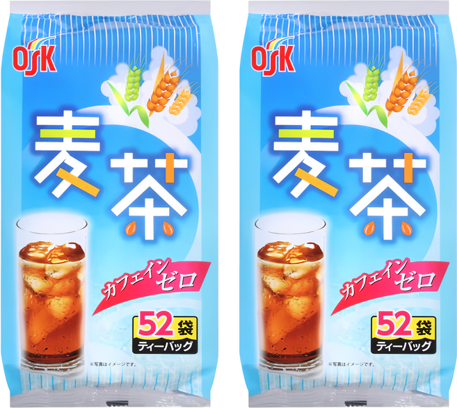 OSK 小谷穀粉 麥茶, 8g, 52包, 2袋