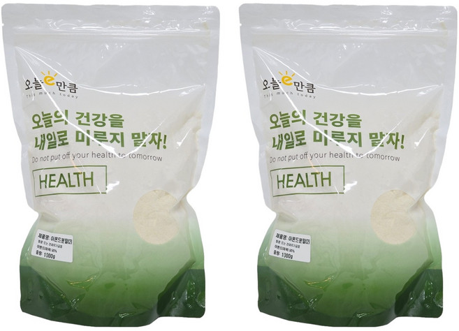 아몬드 분말, 1kg, 2개