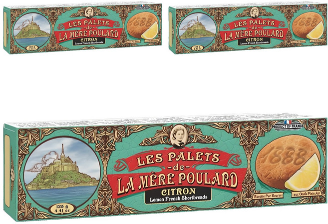 라메르폴라르 레몬 팔렛, 3개, 125g