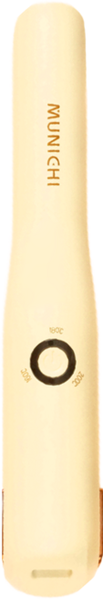 MUNICHI 沐尼黑 直捲兩用無線離子夾 輕巧好攜帶 10秒快速升溫, MR.0932, 櫻草淡黃