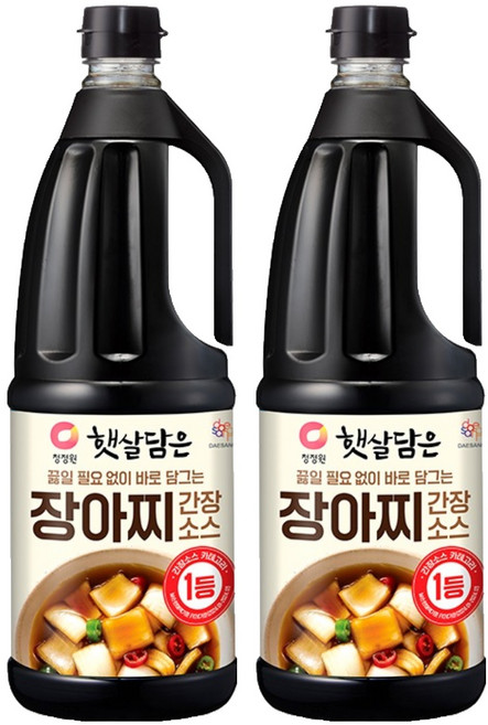 햇살담은 장아찌 간장소스, 1.7L, 2개