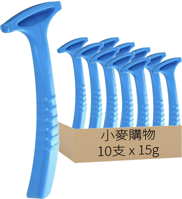 小麥購物 刮腳皮刀 E100 12.5 x 4 x 2cm, 15g, 10支, 1組