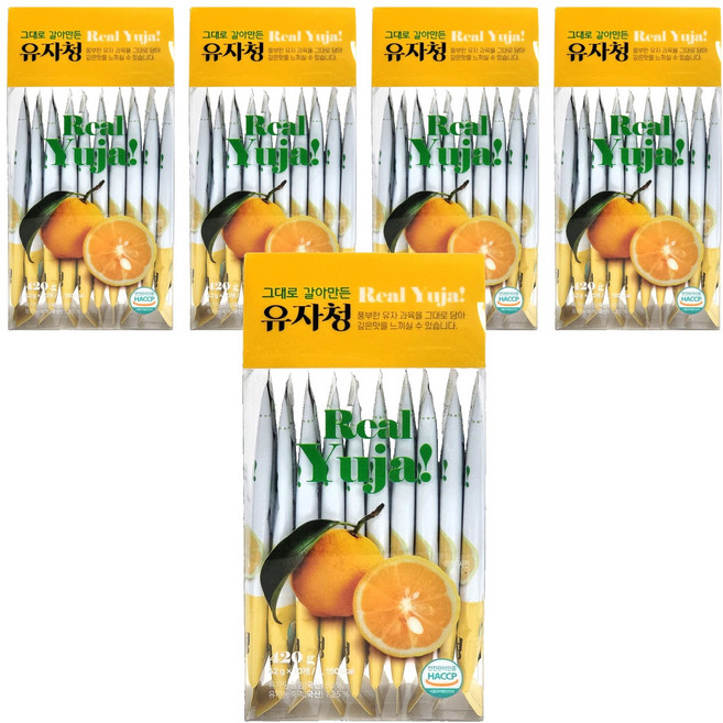 해맑음 그대로 갈아만든 유자청 스틱, 5개, 10개입, 42g