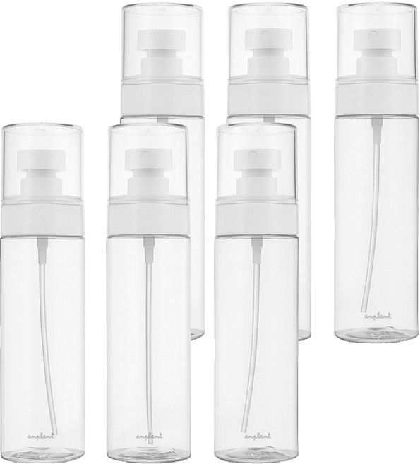 앙플랜트 라운드 안개분사 미스트 공병 100ml, 6개, 화이트