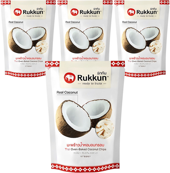 루쿤 코코넛 칩, 60g, 4개