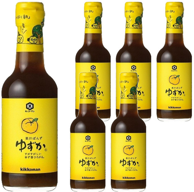 Barun 柚子醋醬油, 250ml, 6個