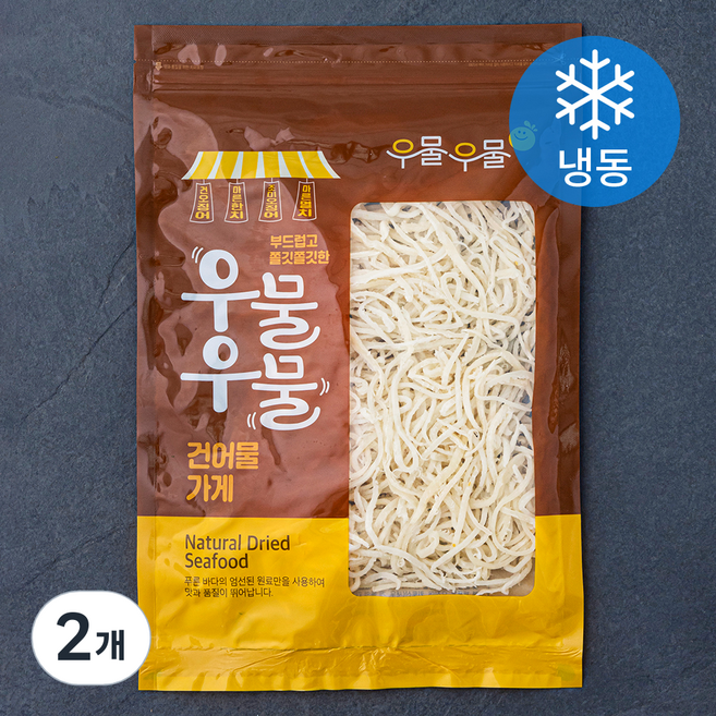 바른 진미 오징어채 (냉동), 250g, 2개