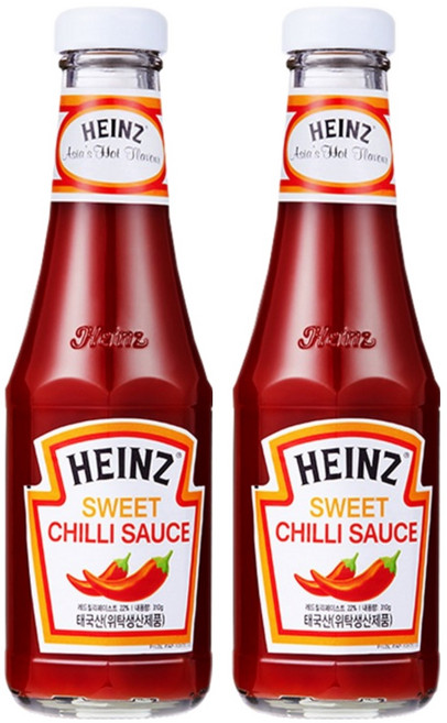 하인즈 스위트 칠리 소스, 310g, 2개