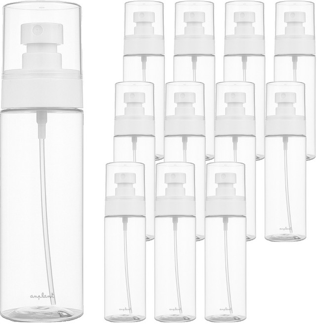 앙플랜트 라운드 안개분사 미스트 공병 100ml, 12개, 화이트