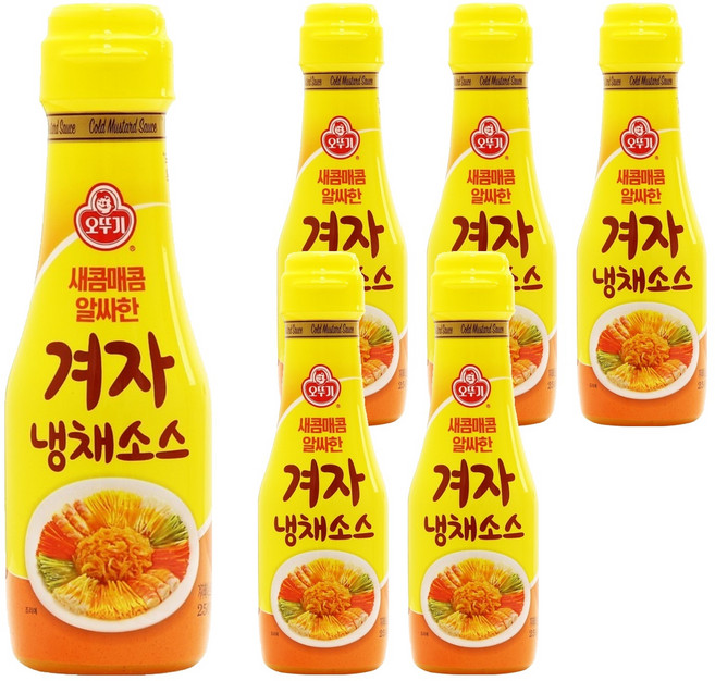 오뚜기 겨자냉채소스, 250g, 6개