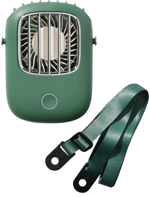 HONG JIN 宏晉 復古掛脖風扇, FN-Z1, 夜幕綠